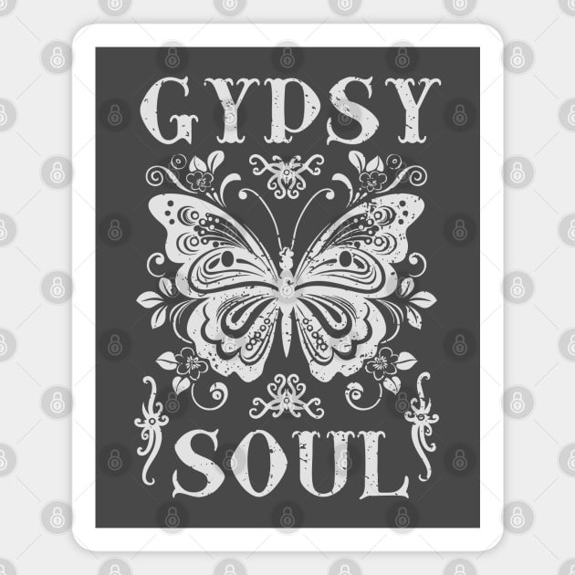 Intricate Boho Butterfly for the Free Spirit Magnet by TuncGK